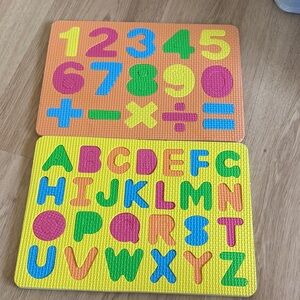 Vibrant Foam Alphabet and Number Puzzle Mat